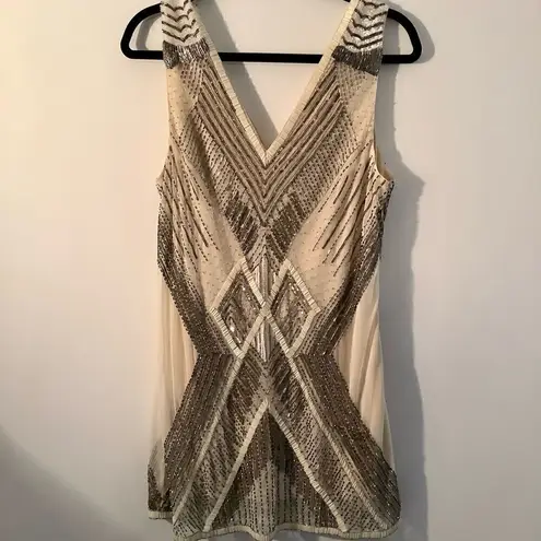 The Jetset Diaries #125 the nude beaded mini dress