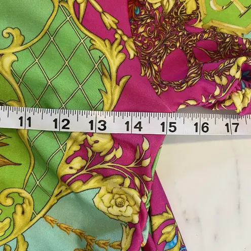 Philipp Plein Short Dress Baroque Size M SKULL Bodycon Designer Retails $1450 Yellow Size M