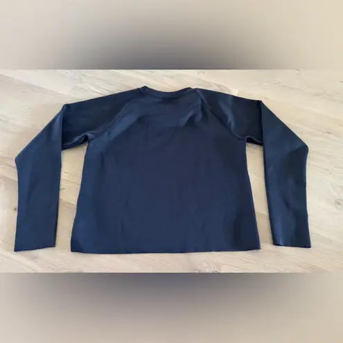 ALBION FIT black neo scuba sweatshirt black size small