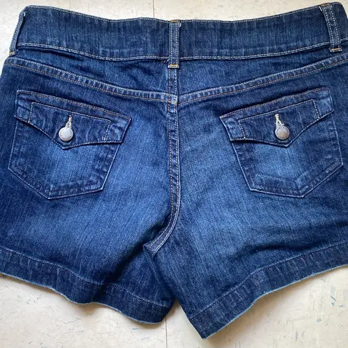 Mossimo Supply Co. Blue Jean Shorts with Distressed Hem Size 11