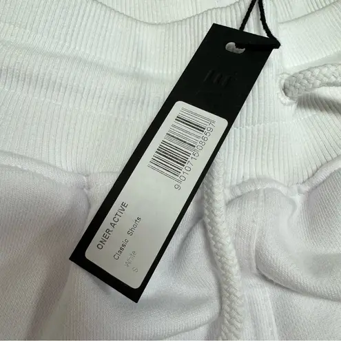 Oner Active NEW Classic Shorts Pull On Drawstring Sweatshorts White Small S