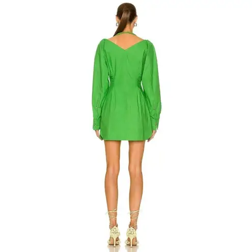 Nanushka Alyssa Dress in Green Womens Shirtdress Mini