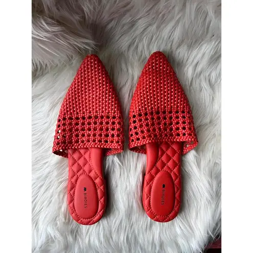 Stylish Birdies “The Dove” Lattice Mules – Size 10.5 in Burnt Orange