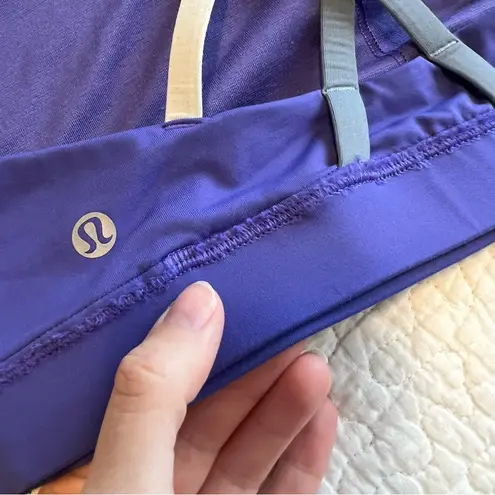 Lululemon  Women’s Purple Strappy Energy Sports Bra 10