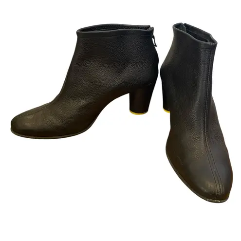 Arche Kleri Lambskin Leather Heeled Ankle Boots In Black Size 8