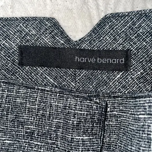 Harvé Benard Harve Benard Black White Tweed Print Shorts Sz 6 4" Inseam