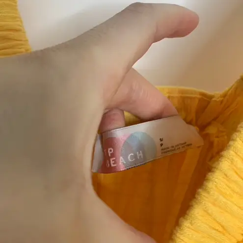 Free People  Beach La La Maxi in Bird Of Yellow Womens Medium