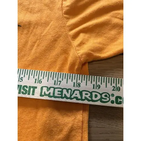 PONCHO OUTDOORS APPAREL TEE SHIRT Chasin Ditch Chickens Size Medium Hunting Orange