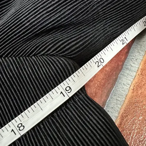 Masaki Matsuka Black Zip Ribbed Texture Jacket Womens Size Large