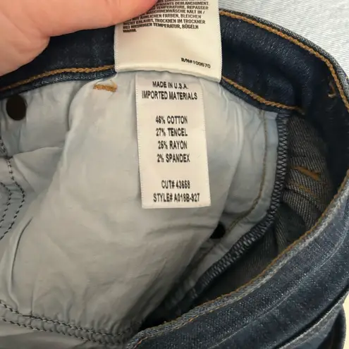 AGOLDE  Sophie Crop Jeans Womens 29 High Rise Skinny Starland Dark Wash Stretch