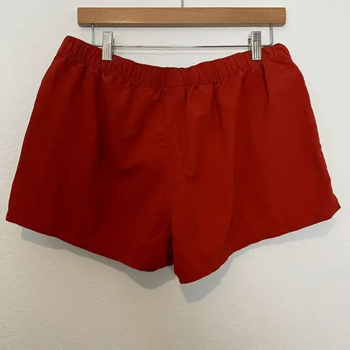 Patagonia  Red Barely Baggies 2.5" Nylon Athletic Shorts Women's Size Large