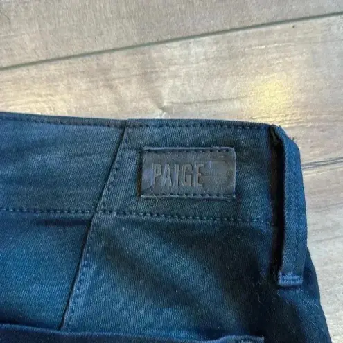 Paige  Mayslie Jogger Pants in Black Fog Luxe Coated Sz 23 thumbnail 9