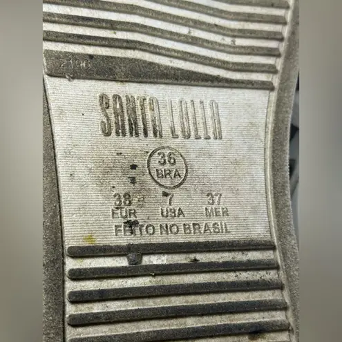 Santa Lolla Floater Lux White Sneakers,Tennis Shoes,Women's Size US 7 Silver