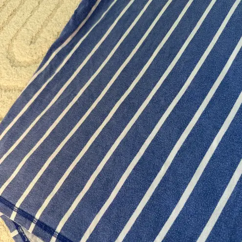 Free People Movement Lineback Logo Tee Size Medium Blue