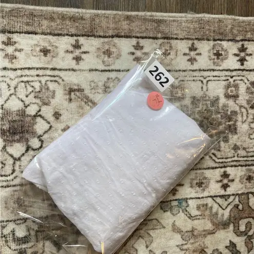 White and Blue Flowy Breezy Floral Praire Dress Size XS