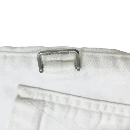 Zadig & Voltaire Ava Frayed Hem Jeans Women’s Size 24 White Cropped