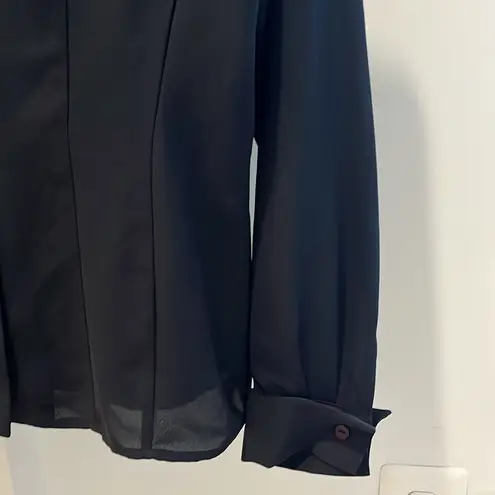 Laura Scott  women’s black blouse, size 10