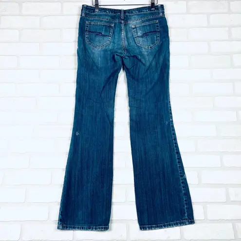 Arizona Jeans Arizona Jean Co Womens Jeans Size 7/9 Long Favorite Bootcut Distressed Denim