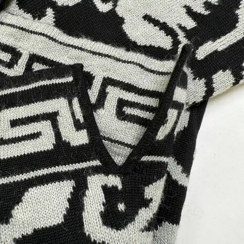 Soft Surroundings Mohair Wool Blend Bistro Floral Open Front Duster Cardigan PL