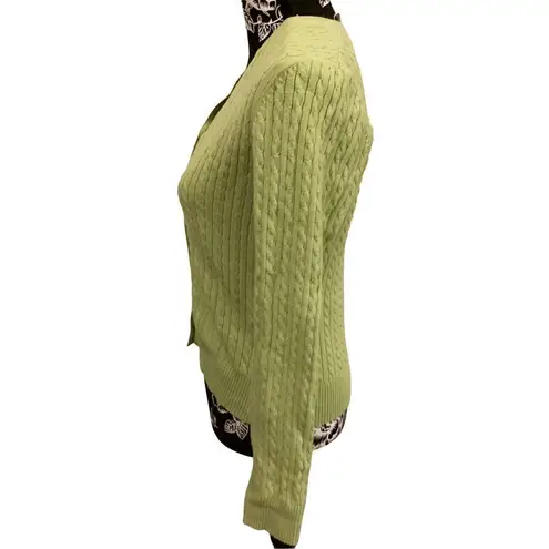 Vintage Neon Field Gear Sweater Marshall Fields Preppy Green