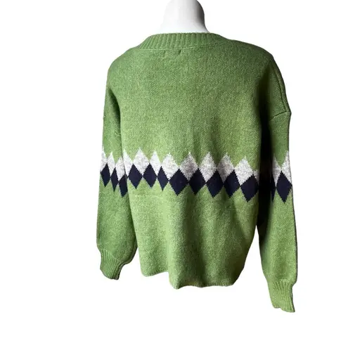 Coco + Carmen Cateline Sweater in Green, Sz L/XL