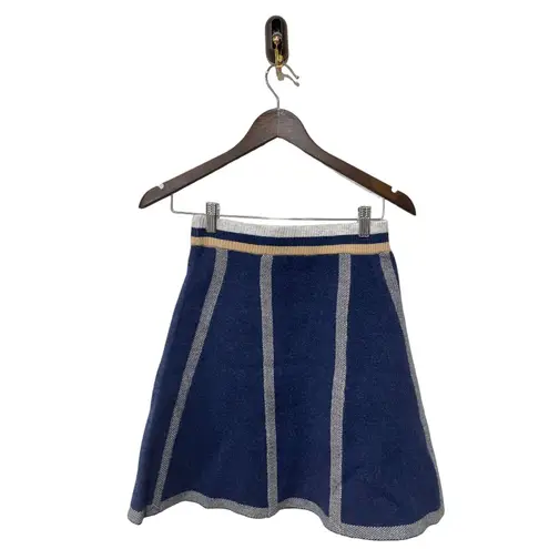 ATM Anthony Thomas Melillo Striped Skirt Size Small New with Tags Blue