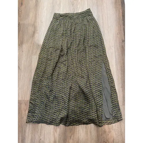 Zadig & Voltaire Zadig Voltaire Jade Mousseline ZV Lurex Maxi Skirt Size 36
