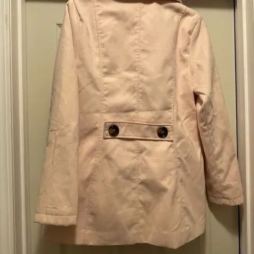 Me Jane Pretty in Pink Sassy & Classy Double Button Pea Coat Medium - Image 7
