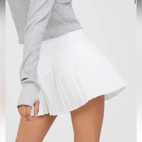Offline By Aerie All Aces White Pleated Tennis Skort XL