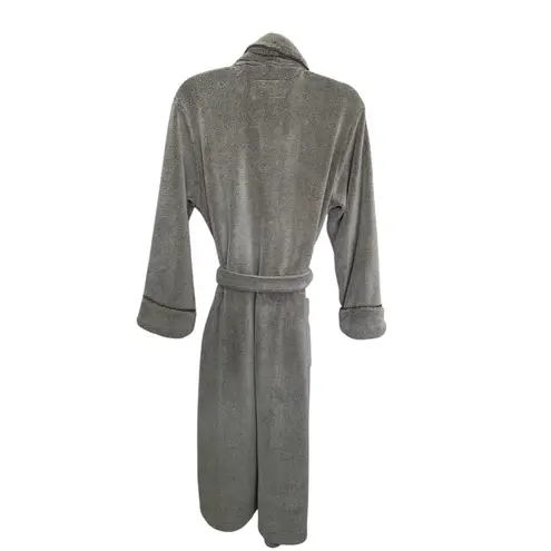 Oscar de la Renta Pink Label Robe Soft Fuzzy Belted Pockets Long Sleeve Size S