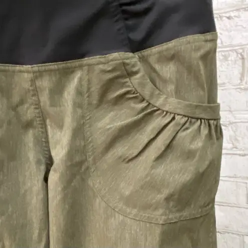 prAna Summit Pants in Charcoal Heather/Cargo Green Heather Size S