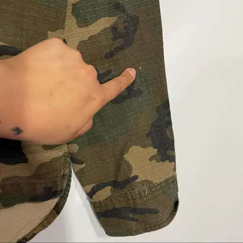 Sanctuary Revolve‎  Rip Stop Camo Cropped Jacket