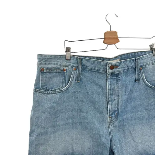 Madewell  Relaxed Denim Shorts Jean Cutoff Dunwoody Wash Blue Plus‎ Size 35