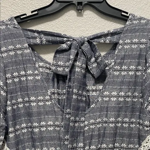 Ryu Lace Cutout Balloon Long Sleeve Dress.