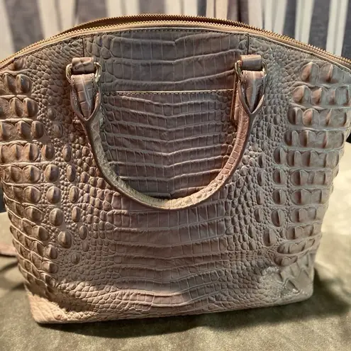 Brahmin Duxbury Satchel in Iridescent Pearl