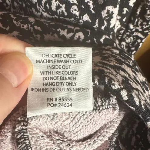 Pistola Nikki 100% Cotton Sweatshirt in White Noise Size Small Oversized