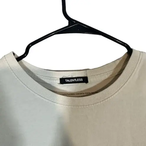 Talentless X Keith Haring Beige Love People United T-Shirt Women Sz M