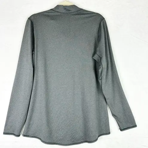 Rei Co-op Lightweight Base Layer Half Zip Top Women's Size Large Gray Gorpcore