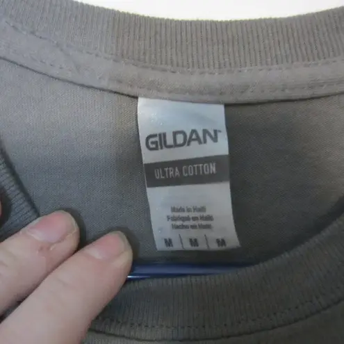 Gibson SHH Red T-Shirt With Full Color Logo Gray Short Sleeve T-Shirt Size M