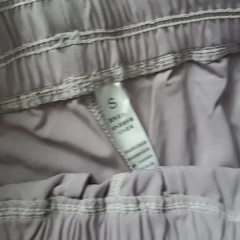 Women's Gray Breathable Jogging Pants Size Small Gym Fitness Loose Hugh Waist thumbnail 6