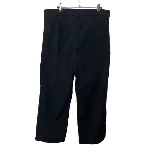 Marine layer  Bridget Crop Pants Faded Black Wide Leg Retro Women’s Size 12