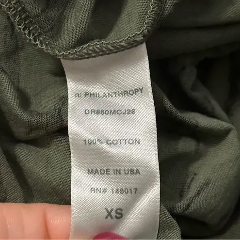 n:philanthropy NWT Women’s Size XS Green Camo Print Majorica Sleeveless Dress