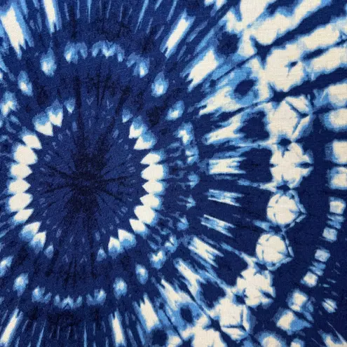 Belle Kim Gravel Maxi Dress Women 2X Blue Tie Dye T