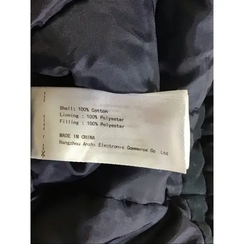 Wenven Women Winter Coat Sz.Lrg Blue Winter Hooded Parka Insulated Cold Weather Size L