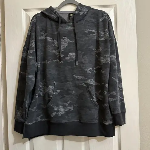 Athletic Works Women’s Camo Grey Camouflage Sweatshirt Hoodie By  Size XL (16-18)