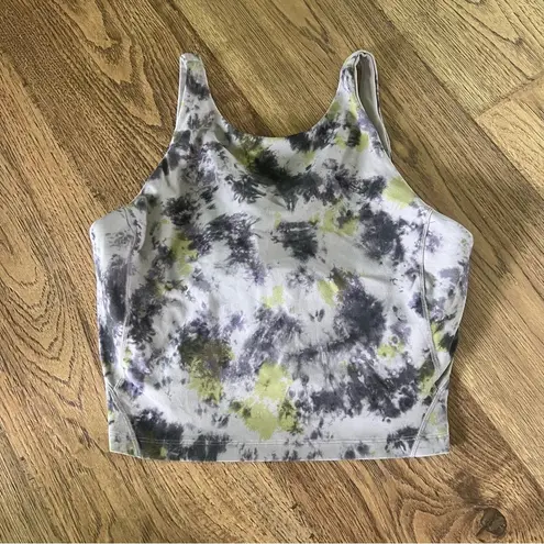 Lululemon  Align High-Neck Tank Top Radial Tie Dye Mauve Grey Multi