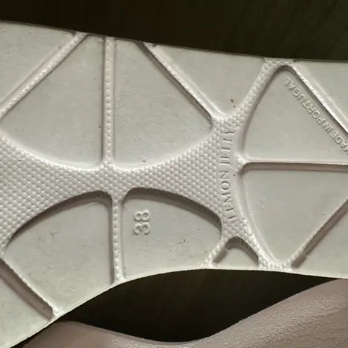 Lemon Jelly Platform Slides Sandals Pink Blue EU 38 Women's Shoes Size 7.5