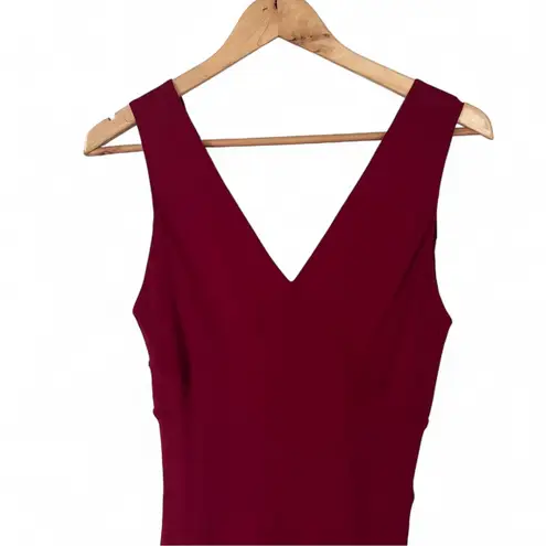 Jonathan Martin Vintage 90s Studio 100% Silk V-Neck Midi Dress Size S