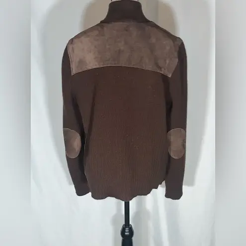 Covington Leather And Wool Coat