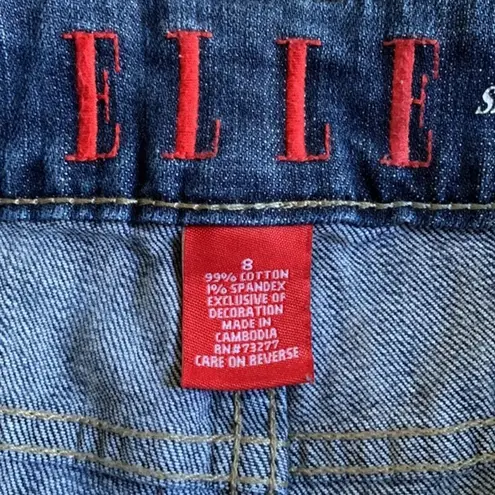 Elle Women's  Skinny Boyfriend Denim Blue Jeans Size 8 EUC #6648